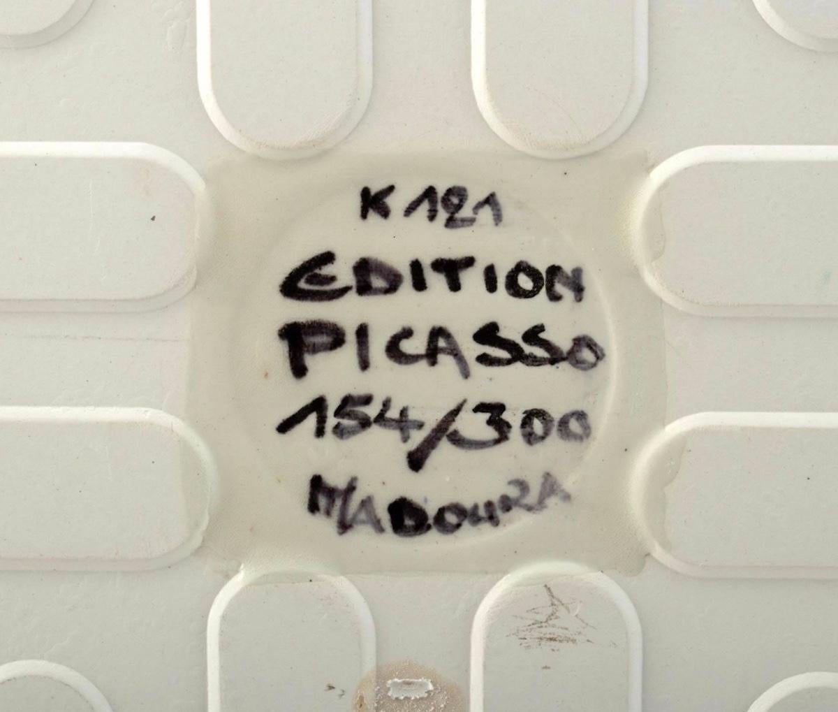 Pablo Picasso Madoura Ceramic Tile 'Masque' Ramié 310 1
