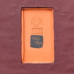 Pablo Picasso Madoura 'Femmes et toréador' (A. R. 541) Gerahmte Keramik