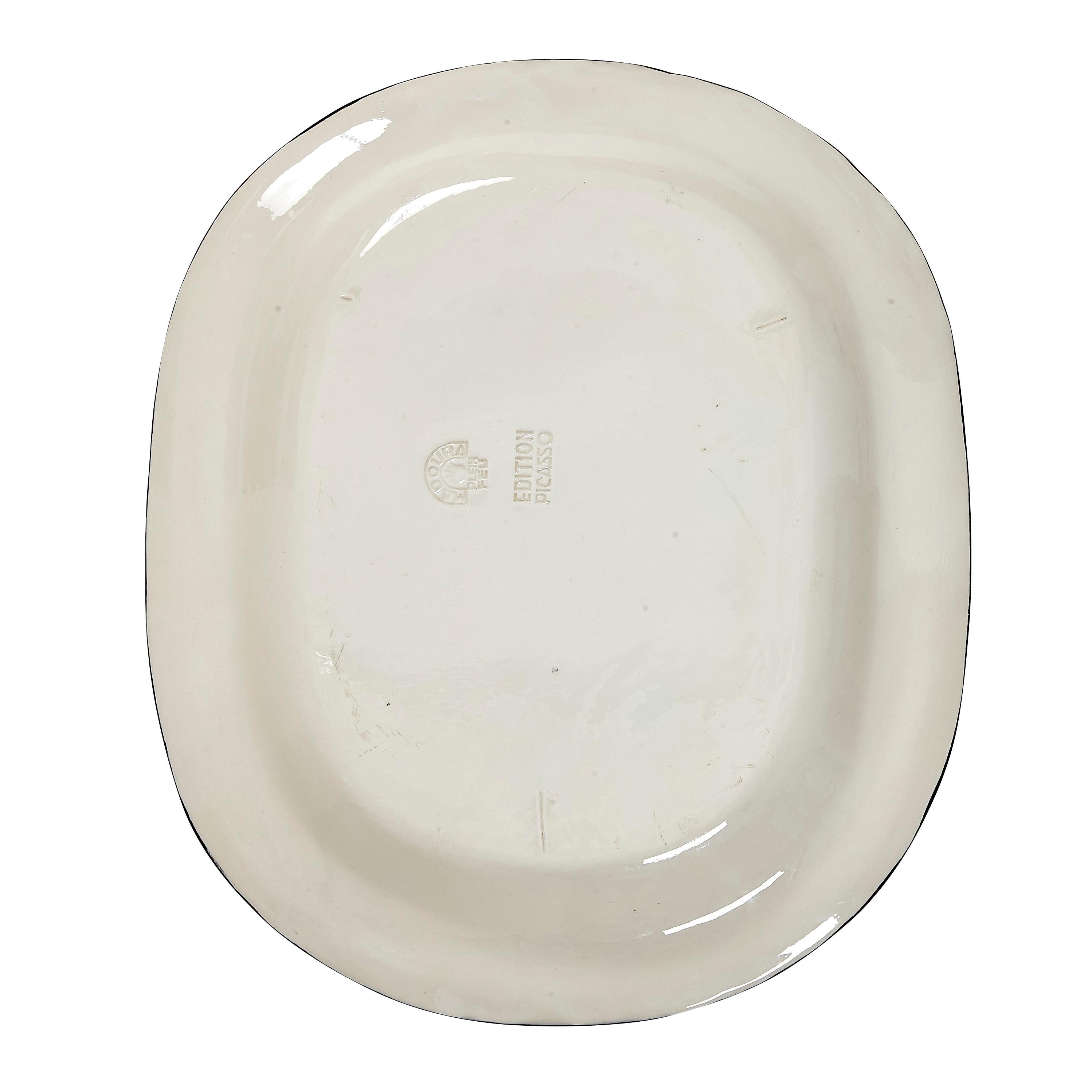 Pablo Picasso Brillant 'Hibou brillant' (A. R. 285) Assiette en céramique en forme de hibou 1955 en vente 1