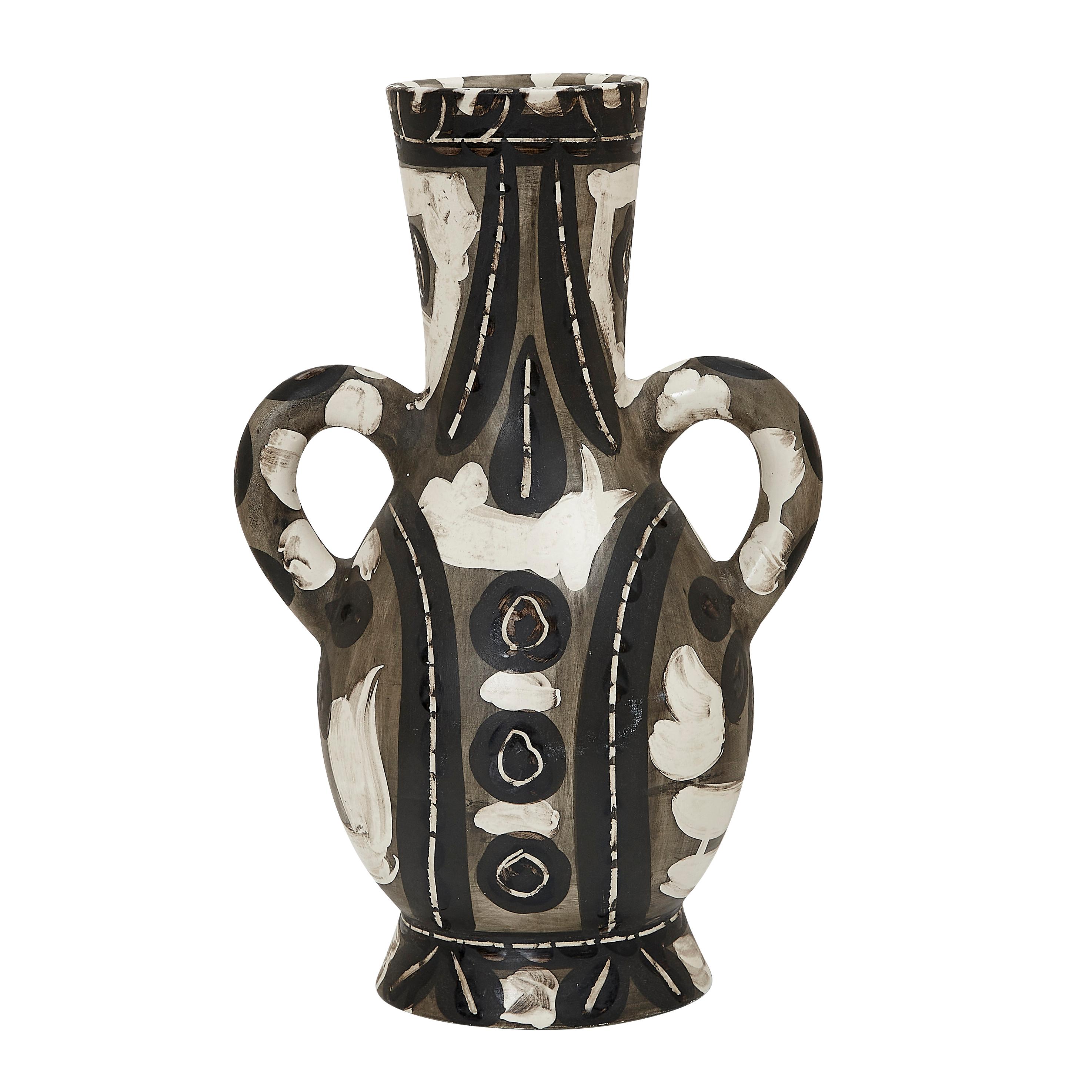 Pablo Picasso Madoura 'Vase deux anses hautes' (A. R. 141) Vase with Handles  For Sale 2