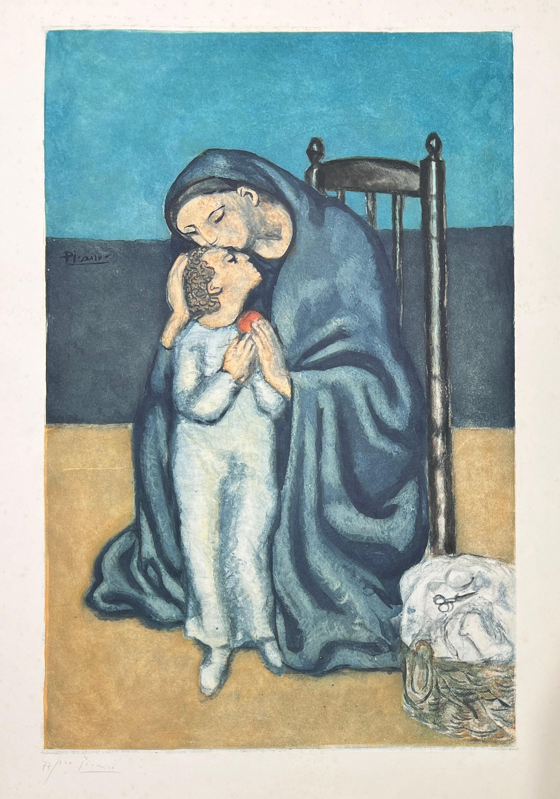 Pablo Picasso - Maternité - gravure et aquatinte sur Arches signée - 1930 1