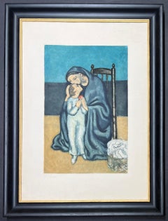 Pablo Picasso - Maternité - gravure et aquatinte sur Arches signée - 1930