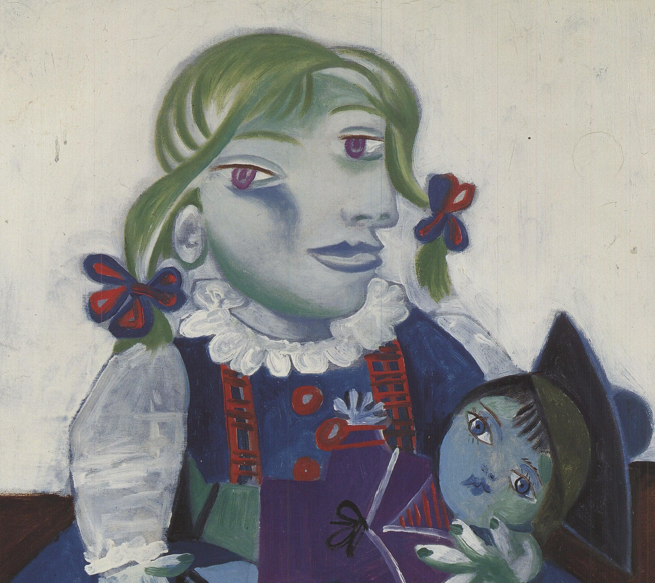 Pablo Picasso 'Maya con muñeca' 1993- Vintage en venta 1