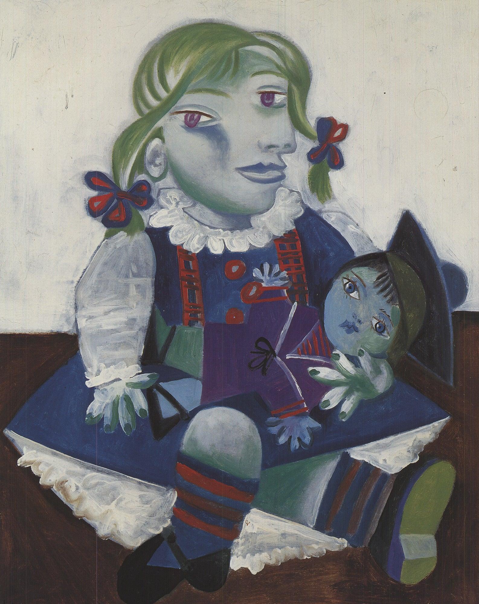 Pablo Picasso 'Maya con muñeca' 1993- Vintage en venta 2