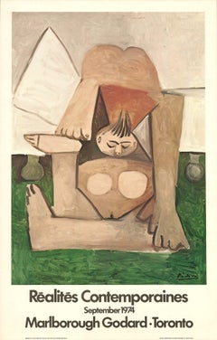 Pablo Picasso "Desnudo en un sofá" 1974- Litografía offset