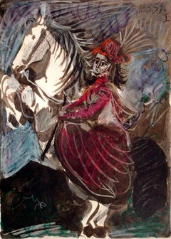 Pablo Picasso 'Paloma as a Rider' 1960