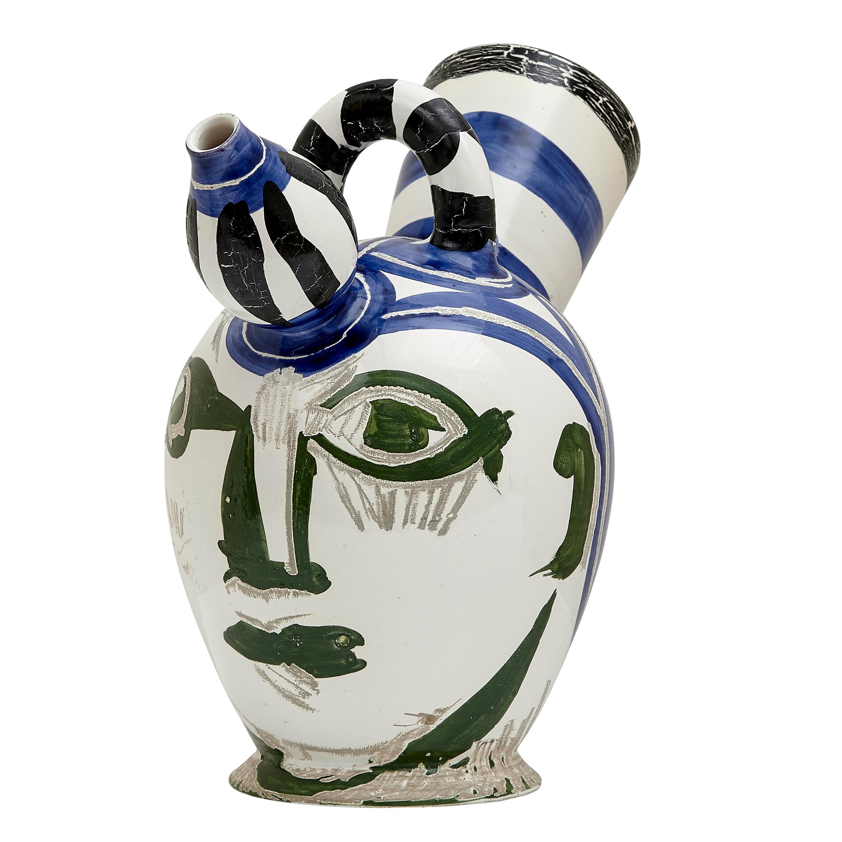 Pablo Picasso 'Pichet à glace' (A. R. 143) Ice Pitcher Madoura 1952 For Sale 3