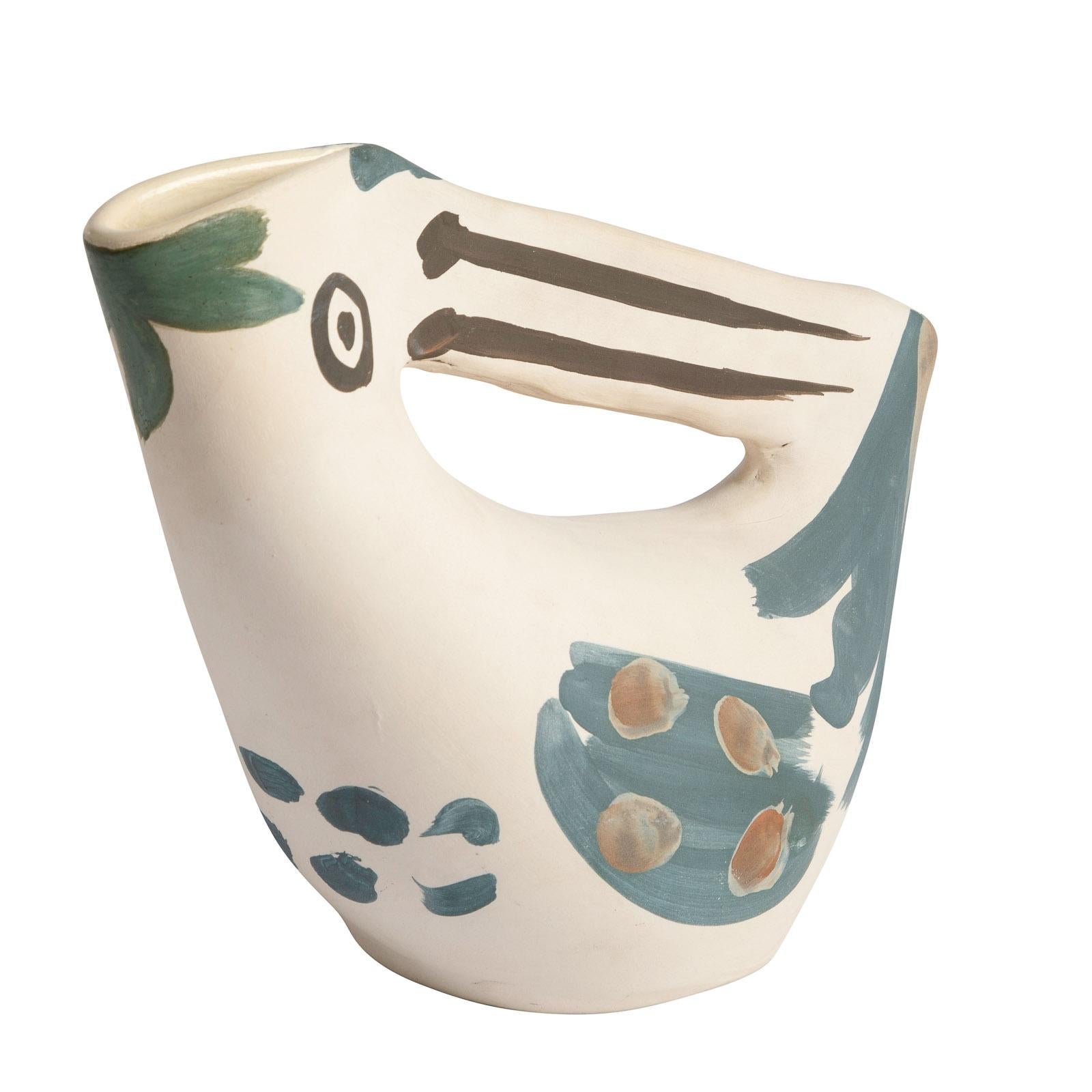 Pablo Picasso 'Pichet Anse Pris' (A. R. 186) Pichet en céramique Madoura 1953 en vente 5