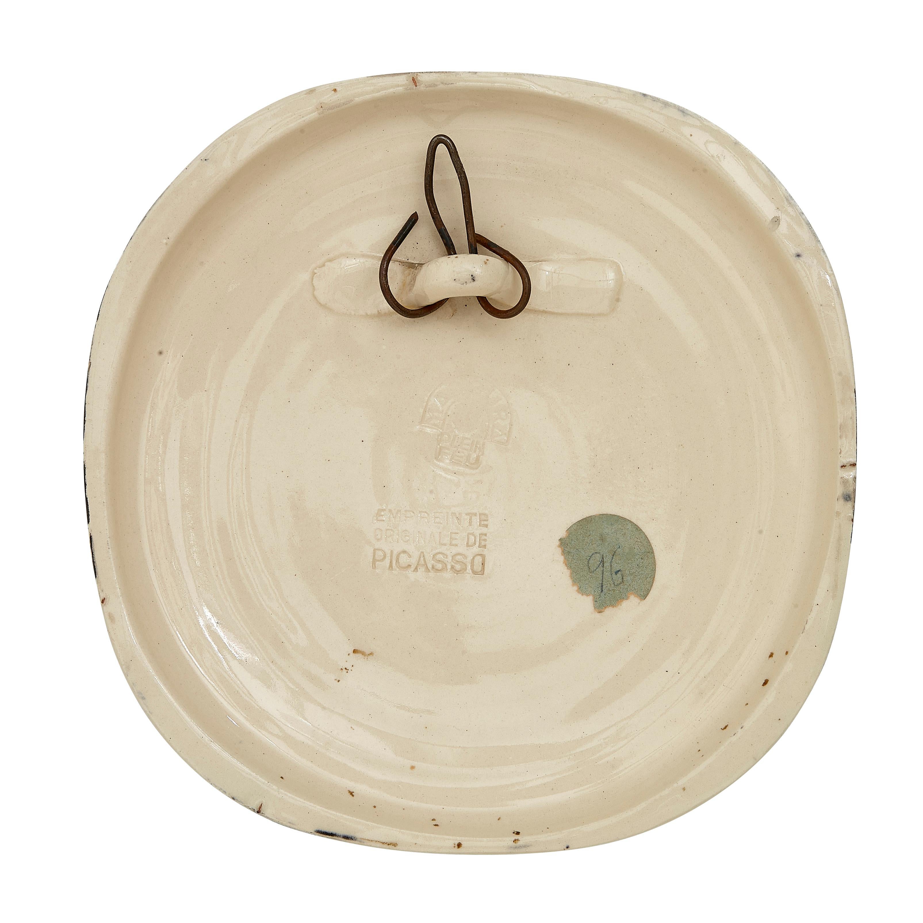 Pablo Picasso « Longeurs » (A. R. 378) Plaque diversifiée Madoura 1956 1