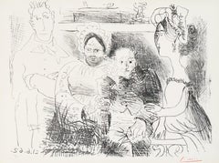 Pablo Picasso Portrait de Famille, Homme aux Bras croises