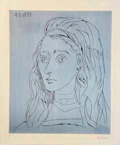 Pablo Picasso „Porträt de Jacqueline“