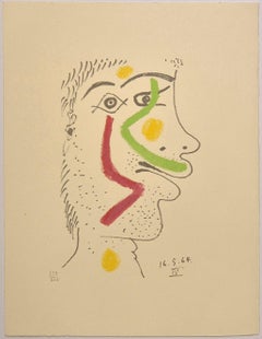 Pablo Picasso -- Profile III from Le goût de bonheur