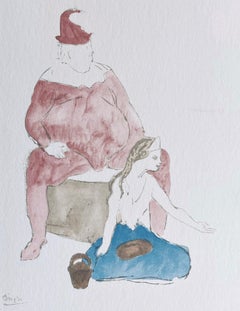 Pablo Picasso, Saltimbanque, from Fifteen Drawings, 1946 (after)