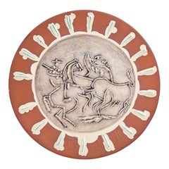 Pablo Picasso "Scène de tauromachie" (A. R. 410) Plaque 1959