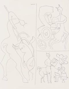 Pablo Picasso, Mehrere Berufe des Centaur-Picador, aus Zwei Geschichten, 1947