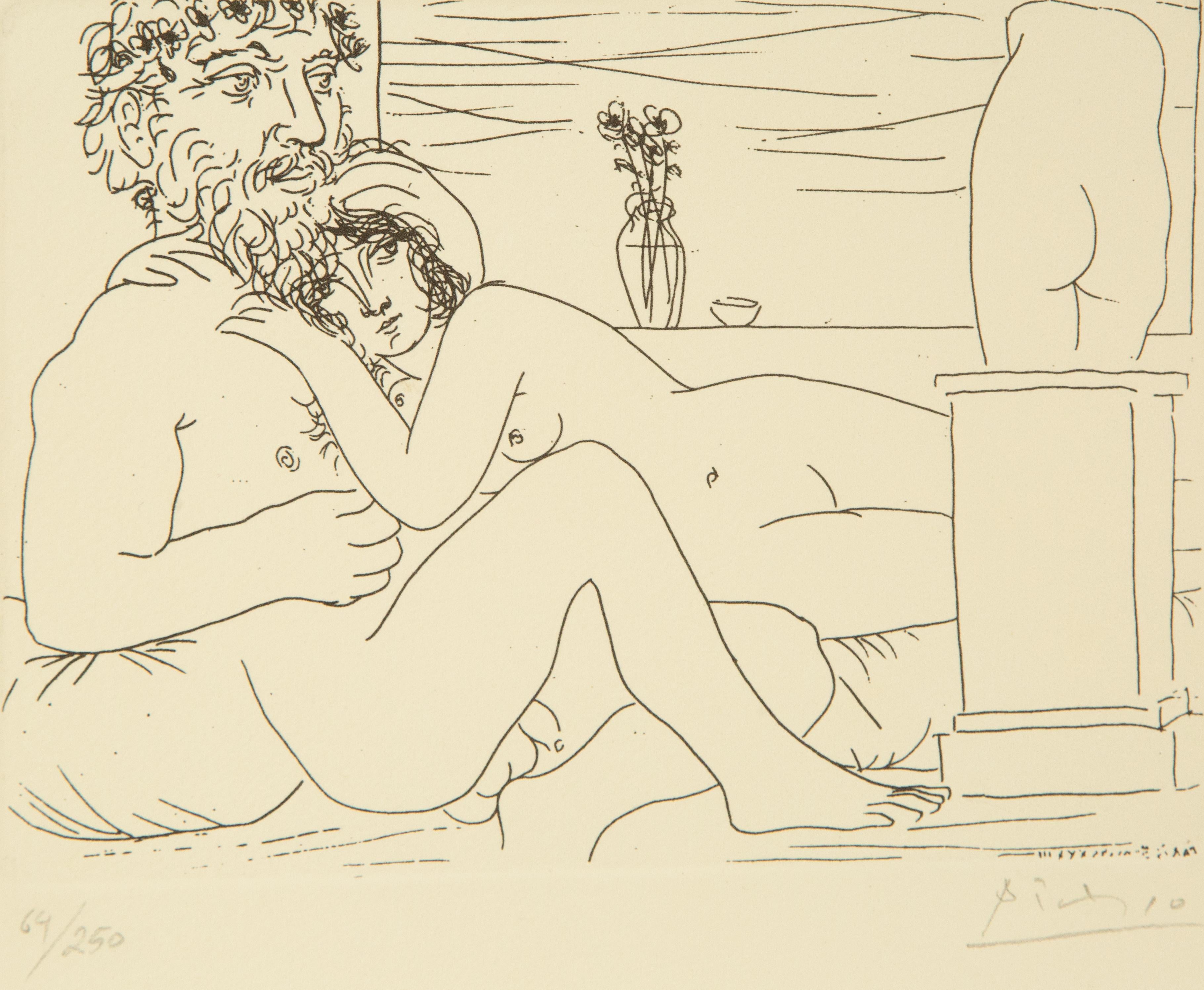 Pablo Picasso ( Spanish, 1881 -1973 ) Cubism Limited Edition Etching im Angebot 1