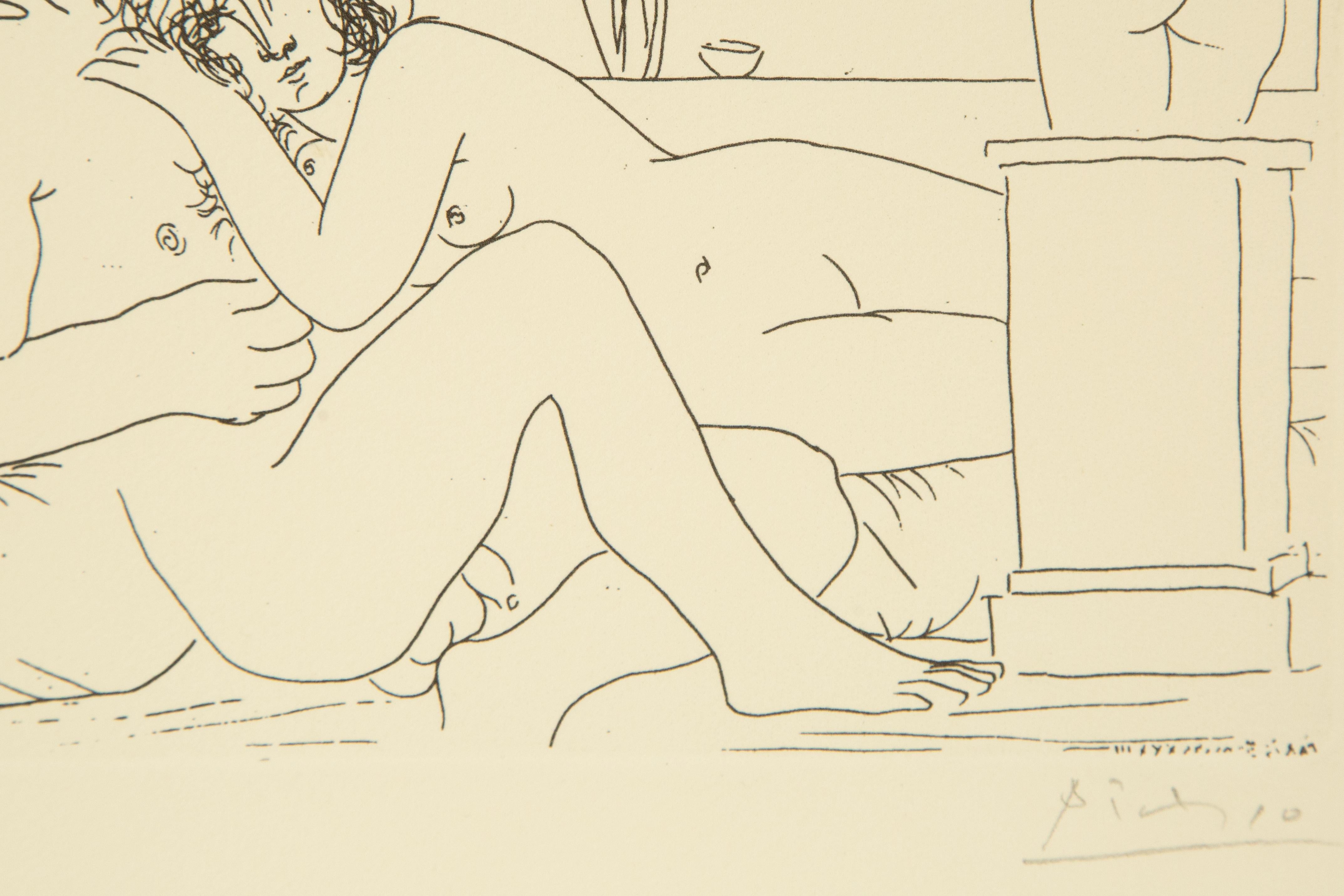 Pablo Picasso ( Spanish, 1881 -1973 ) Cubism Limited Edition Etching im Angebot 5