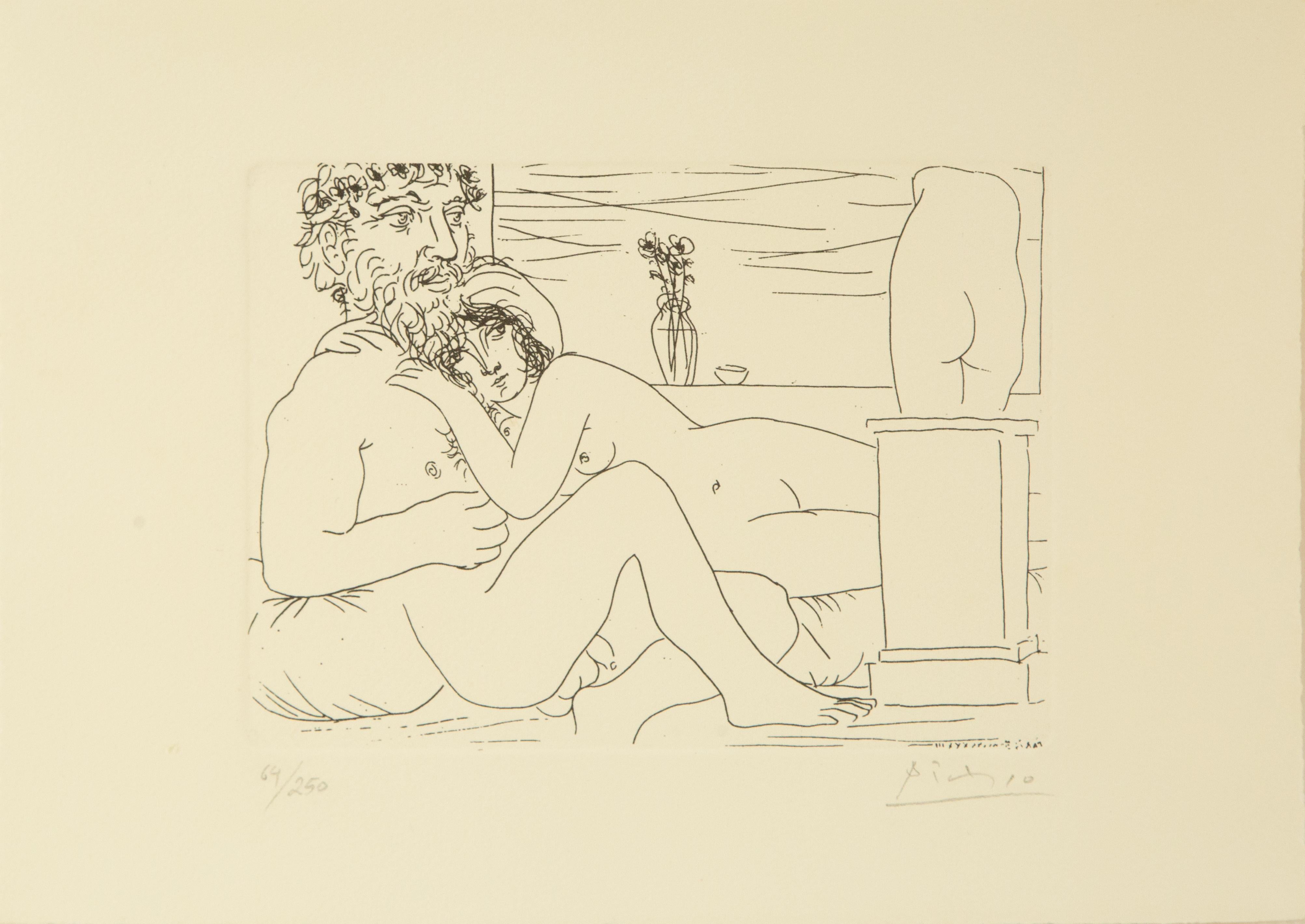 Pablo Picasso ( Spanish, 1881 -1973 ) Cubism Limited Edition Etching