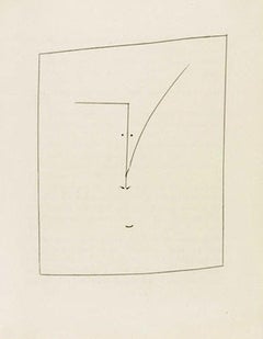 Pablo Picasso Square Head of a Man (Plate XXXI)