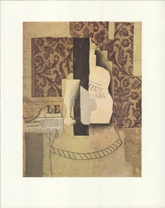 Pablo Picasso 'Still Life, Bottle and Glass' 1990- Offset Lithograph