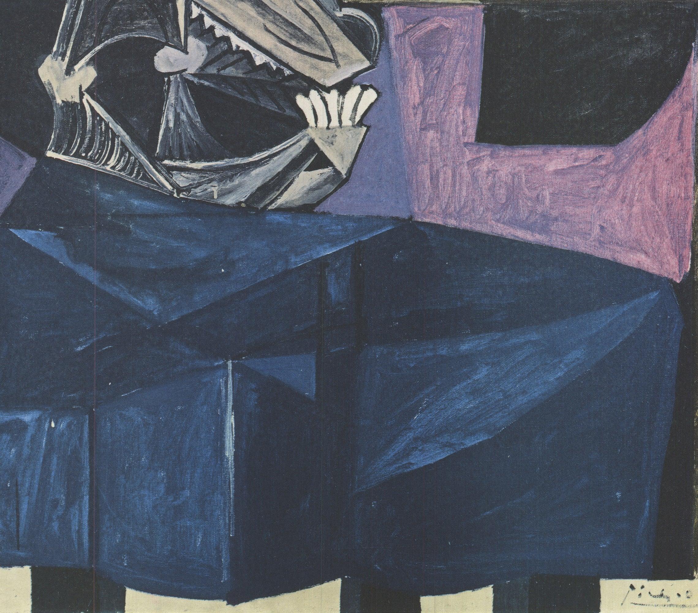 Picasso 'Still Life with Ox Skull' 1990- Vintage Cubism For Sale 1
