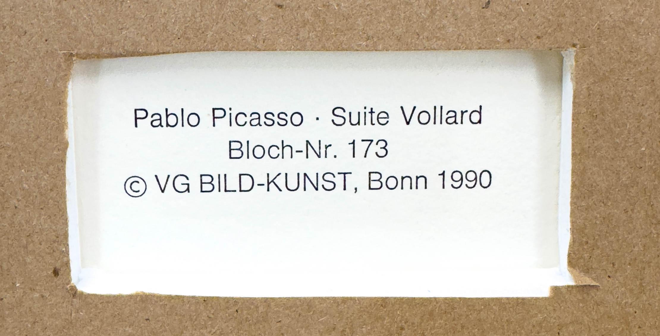 Lithographie de Pablo Picasso Suite Vollard, édition limitée avec cachet du musée en vente 11