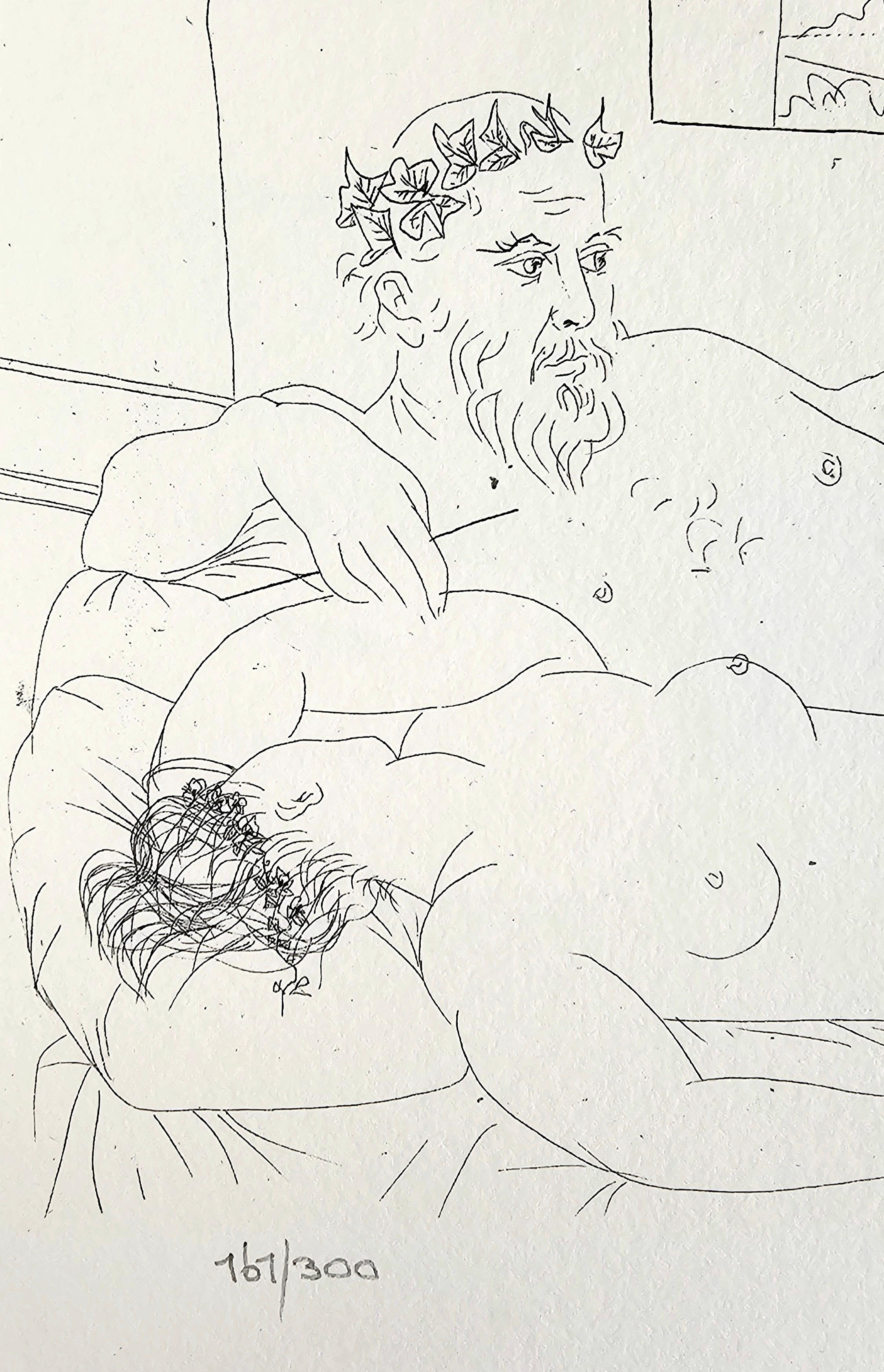 Lithographie de Pablo Picasso Suite Vollard, édition limitée avec cachet du musée en vente 5