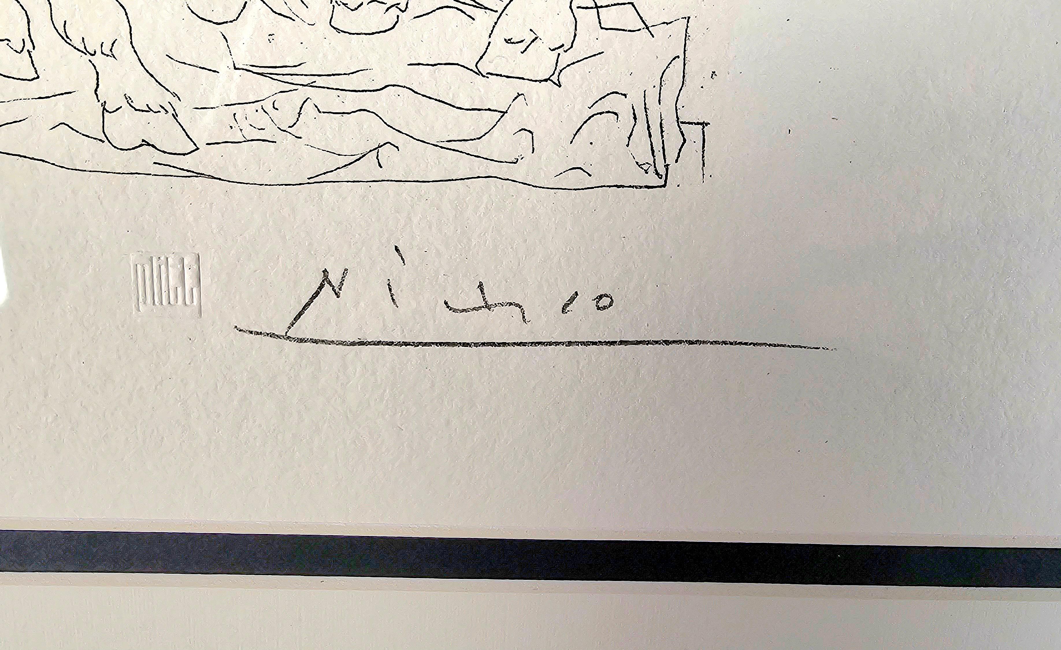 Lithographie de Pablo Picasso Suite Vollard, édition limitée avec cachet du musée en vente 7