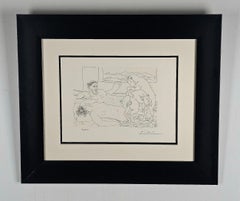 Pablo Picasso " Suite Vollard" Lithograph Limited edition with Museum Stamp