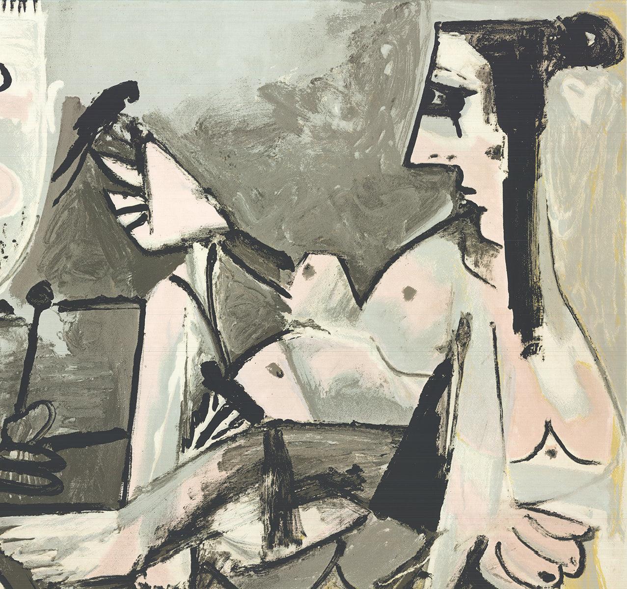 Pablo Picasso 'The Artist and His Model' 1974- Offset Lithograph For Sale 3