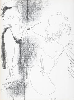 Pablo Picasso, The Artist and His Model, from Lithographe IV, 1956-1963, 1964