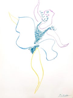 Retro Pablo Picasso - The Ballet Dancer - Original Lithograph