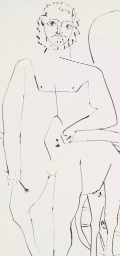 Pablo Picasso, The Centaur and His Cart, from Two Tales, 1947