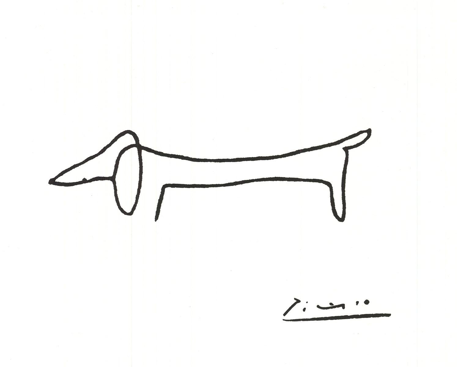 Pablo Picasso „Der Hund“ 2002- Poster im Angebot 1