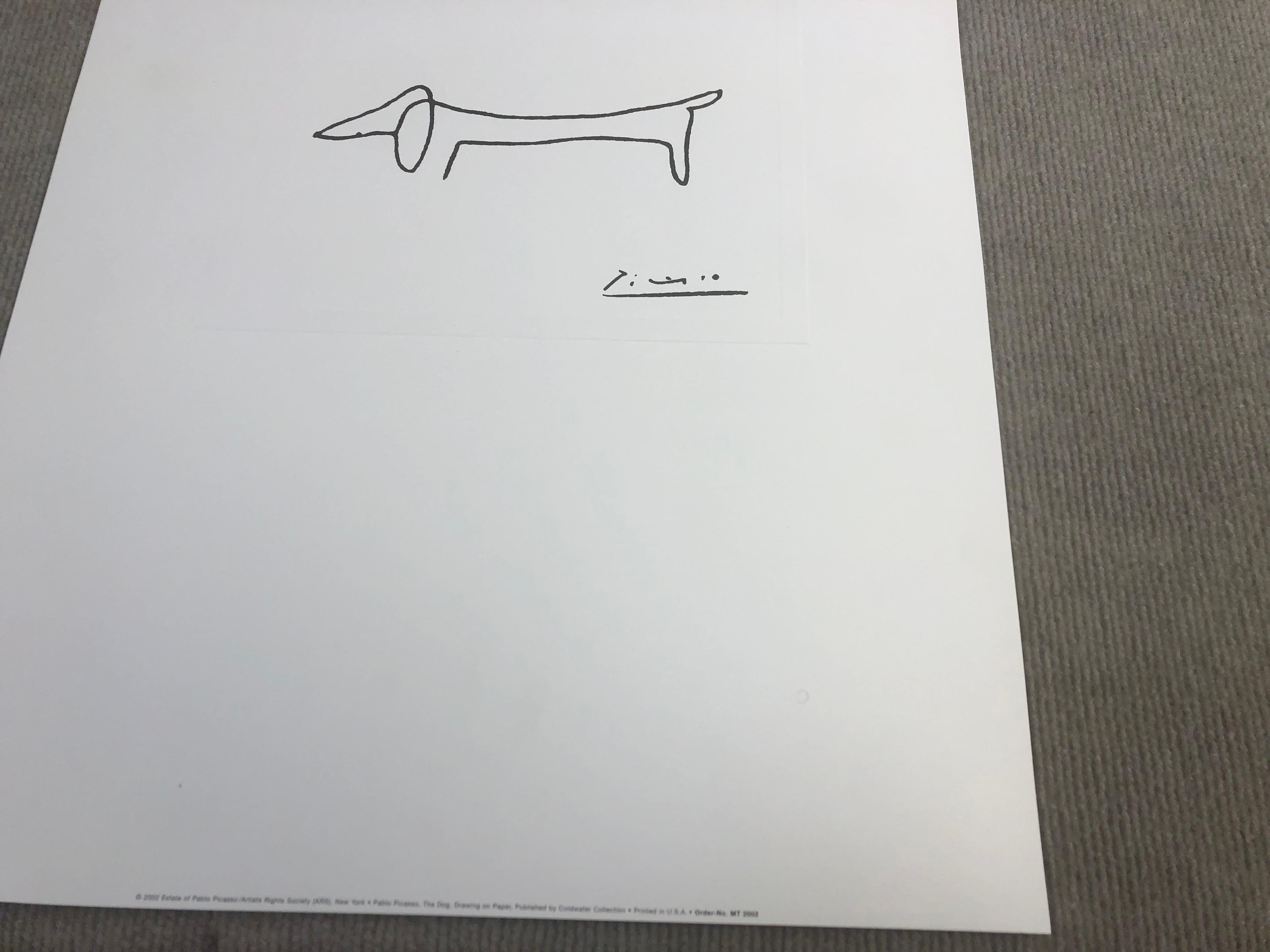 Pablo Picasso 'The Dog' 2002- Vintage 8