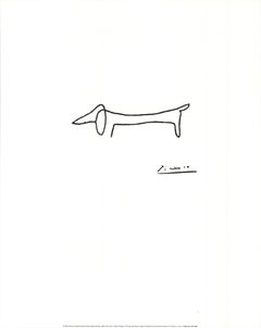 Affiche « Le chien » de Pablo Picasso 2002