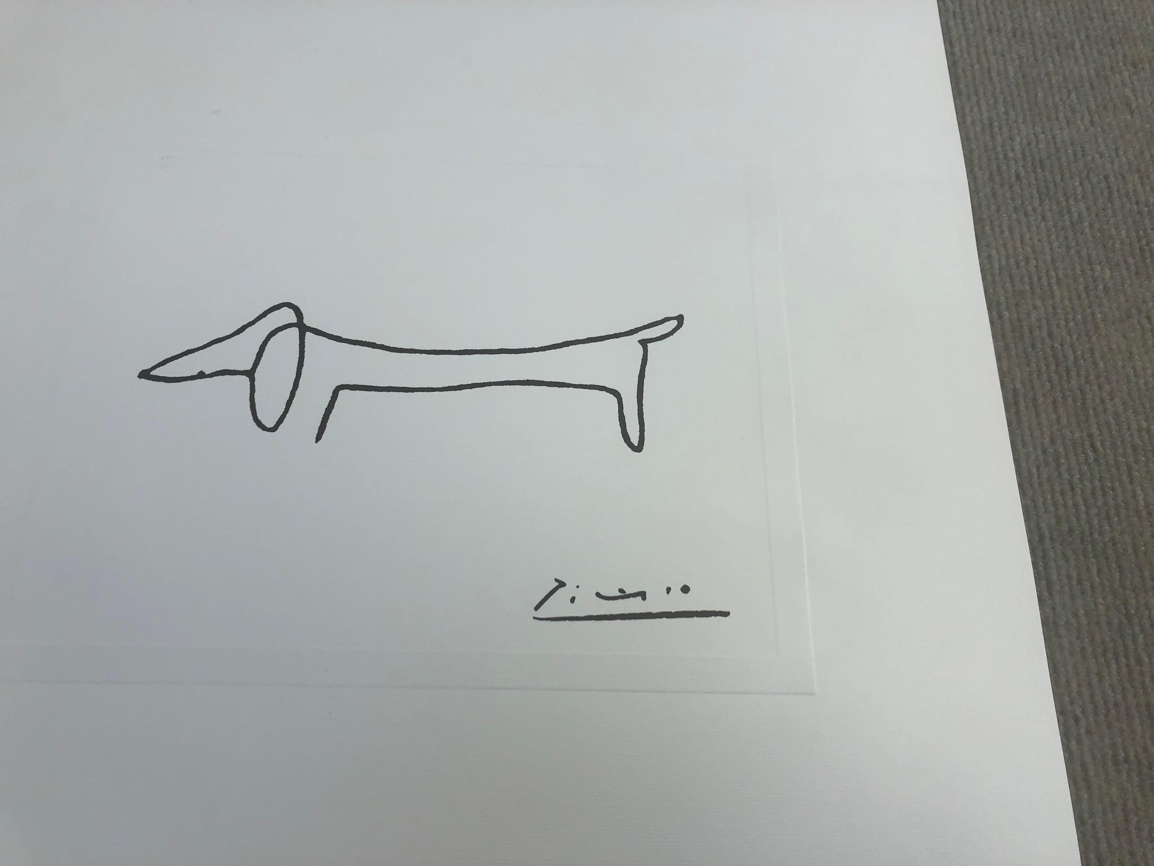 Pablo Picasso 'The Dog' 2002- Vintage For Sale 6