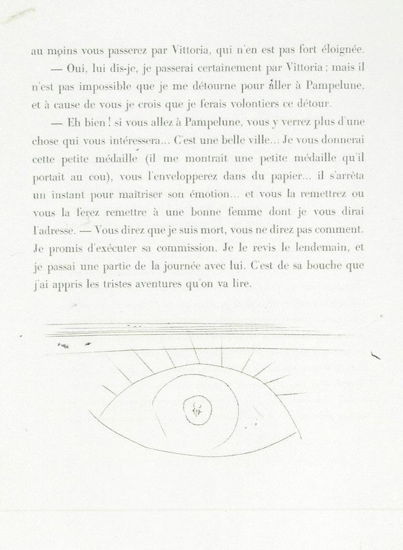 Pablo Picasso Abstract Print – Das Auge, von Carmen