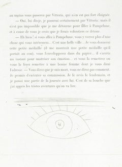 Pablo Picasso The Eye (1949 Carmen)