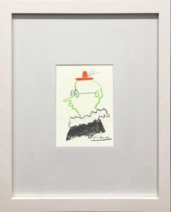 The Friend Offset Print by Pablo Picasso, Framed, 1990, Gallery Style
