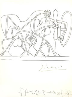 Pablo Picasso - The Knight - Original Handsigned Etching