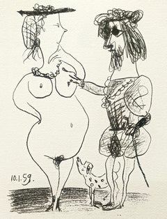Pablo Picasso, The Lord and the Lady, Memories and Portraits of Artists, 1972