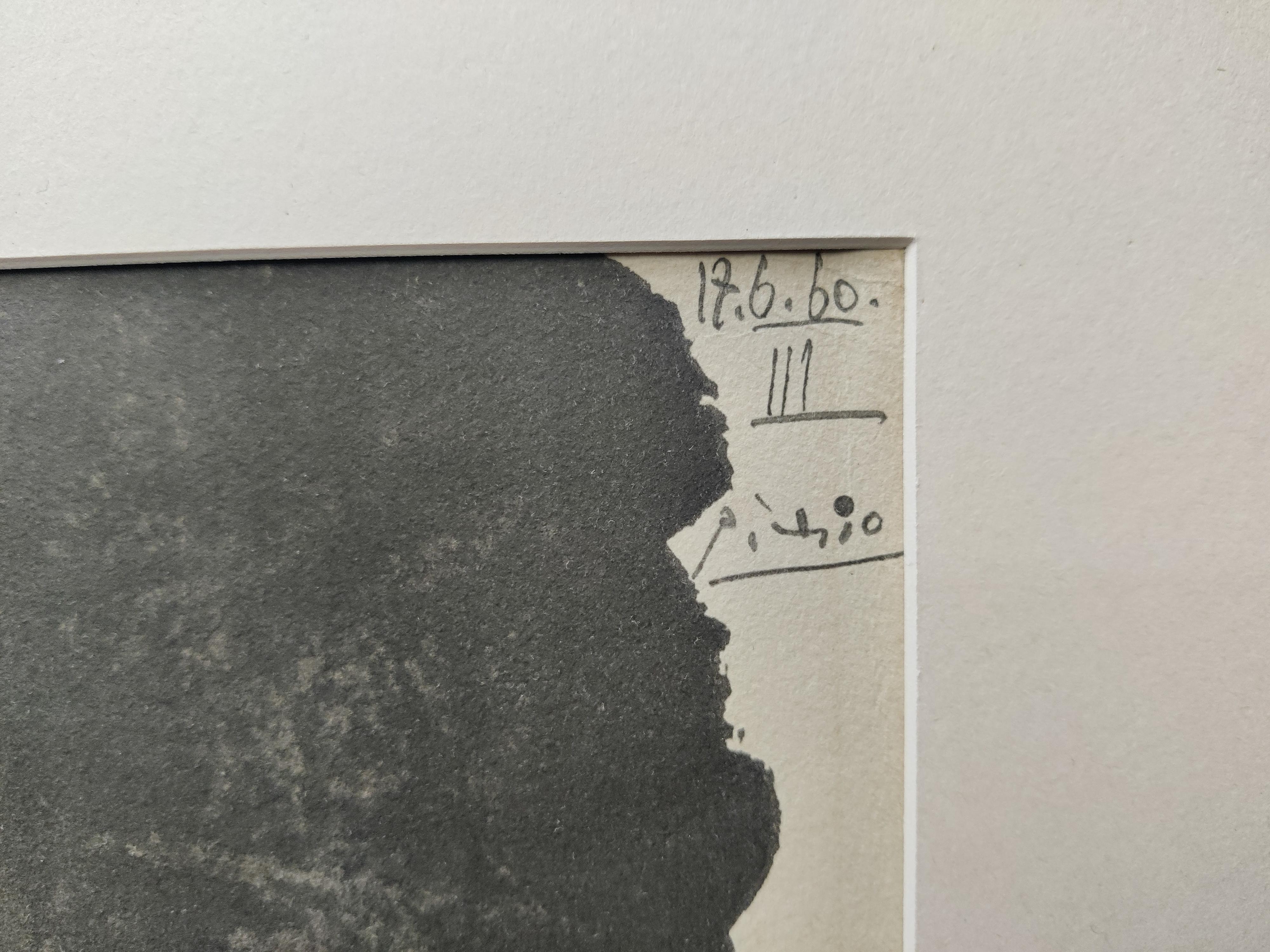 Pablo Picasso -- The lover of the toreador (Fille nu et Vieille Femme) For Sale 2