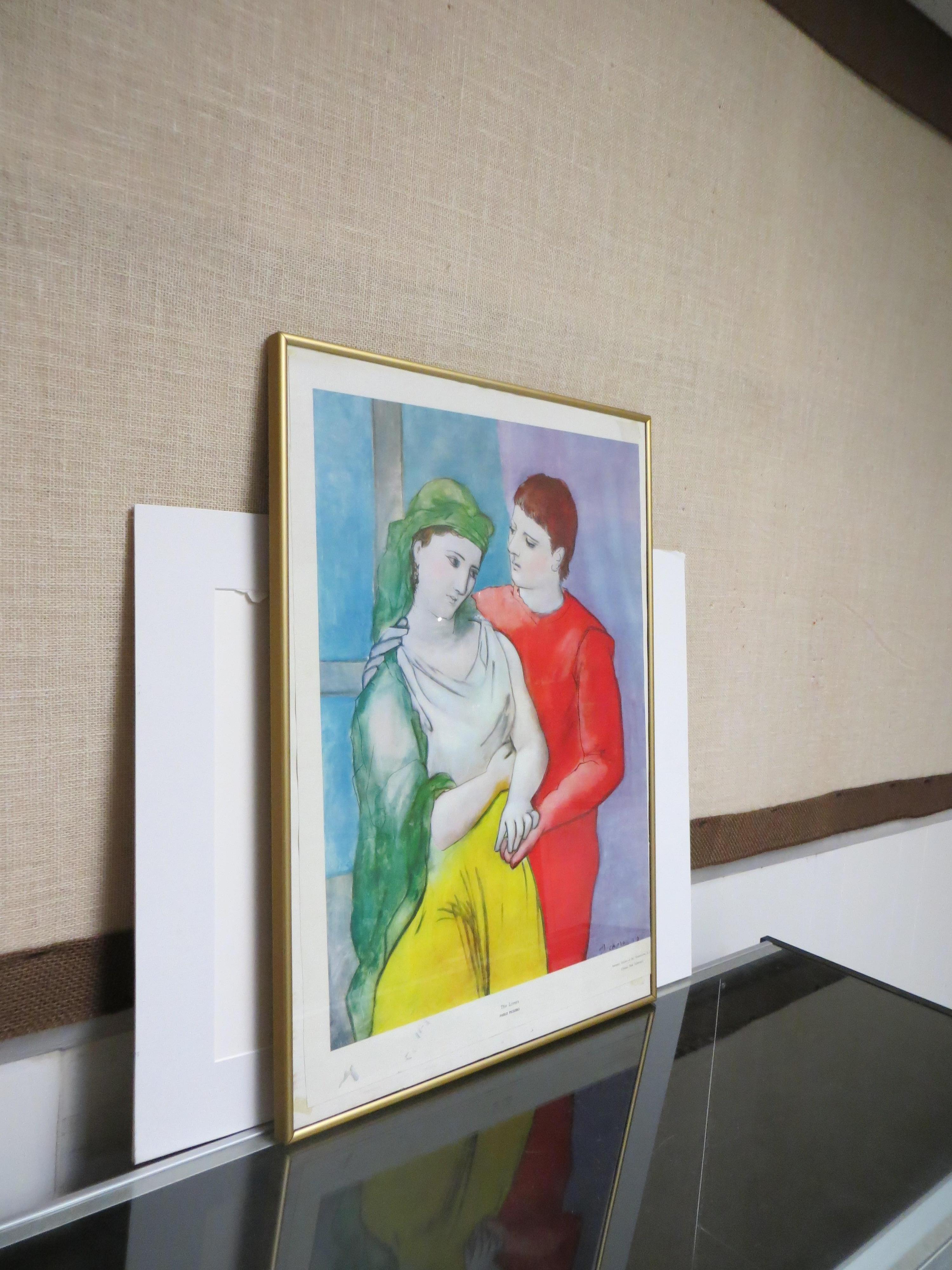 PABLO PICASSO THE LOVERS VINTAGE PRINT 2