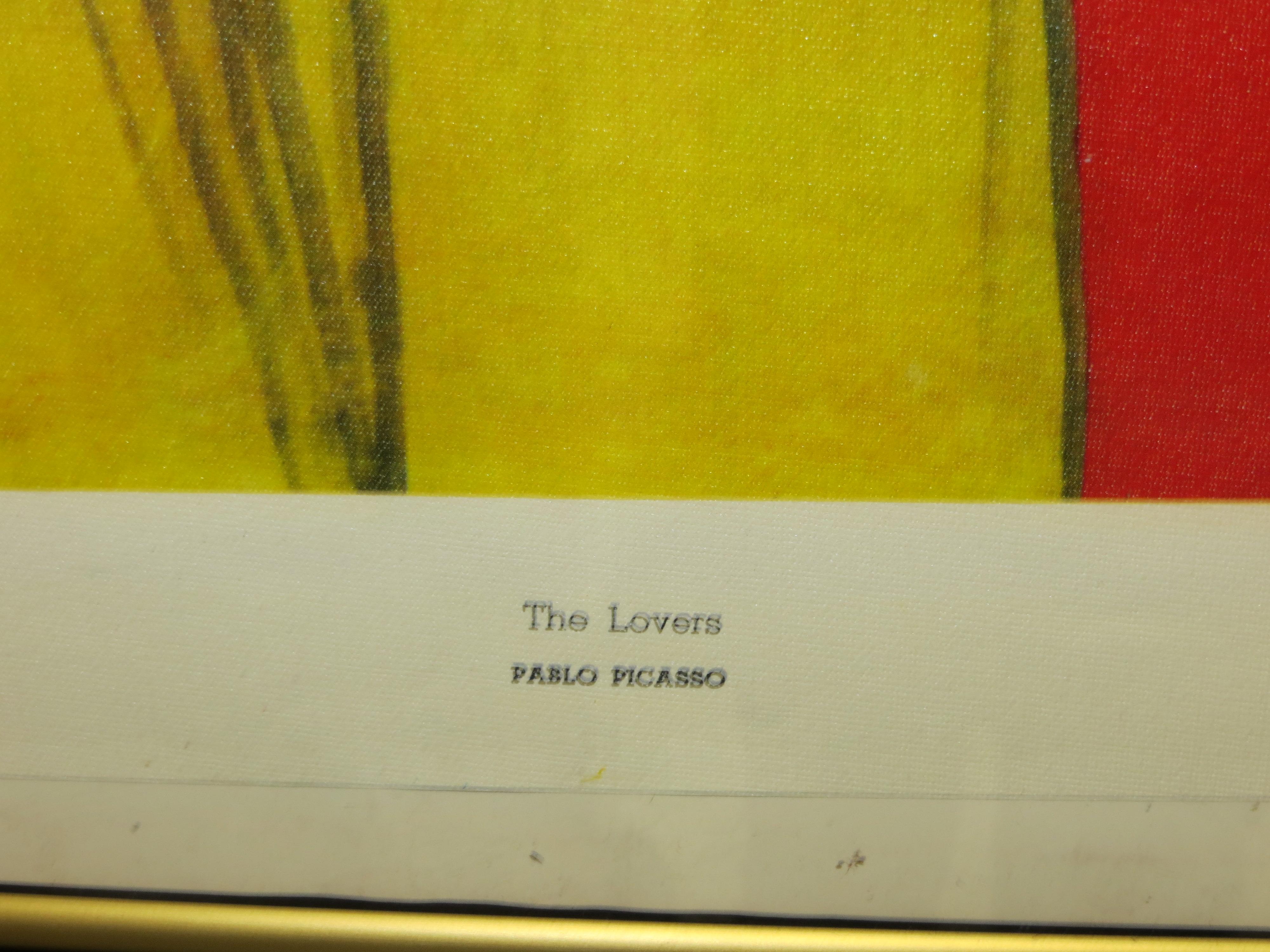 PABLO PICASSO THE LOVERS VINTAGE PRINT 3
