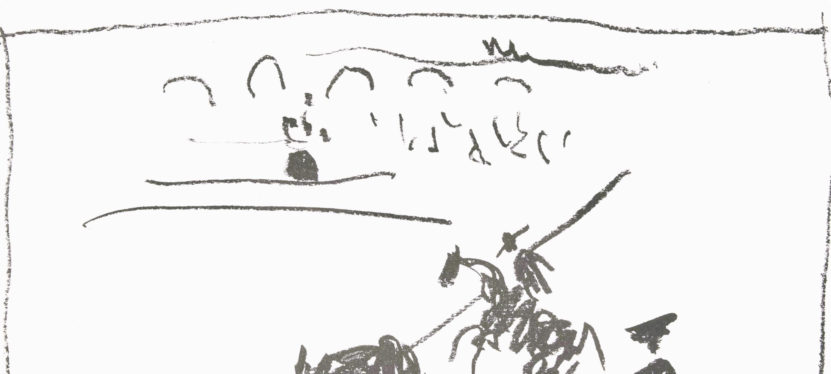 Pablo Picasso, The Pike I, from To the Bulls with Picasso, 1961 in vendita 2