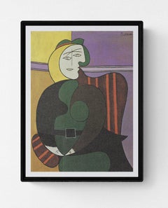 Retro Pablo Picasso 'The Red Armchair' 1996- Poster