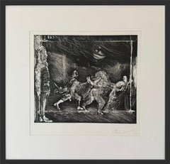 Pablo Picasso THÉÂTRE OU TÉLÉVISION: CAPE ET ÉPÉE 1968 Acquatinta - Serie 347