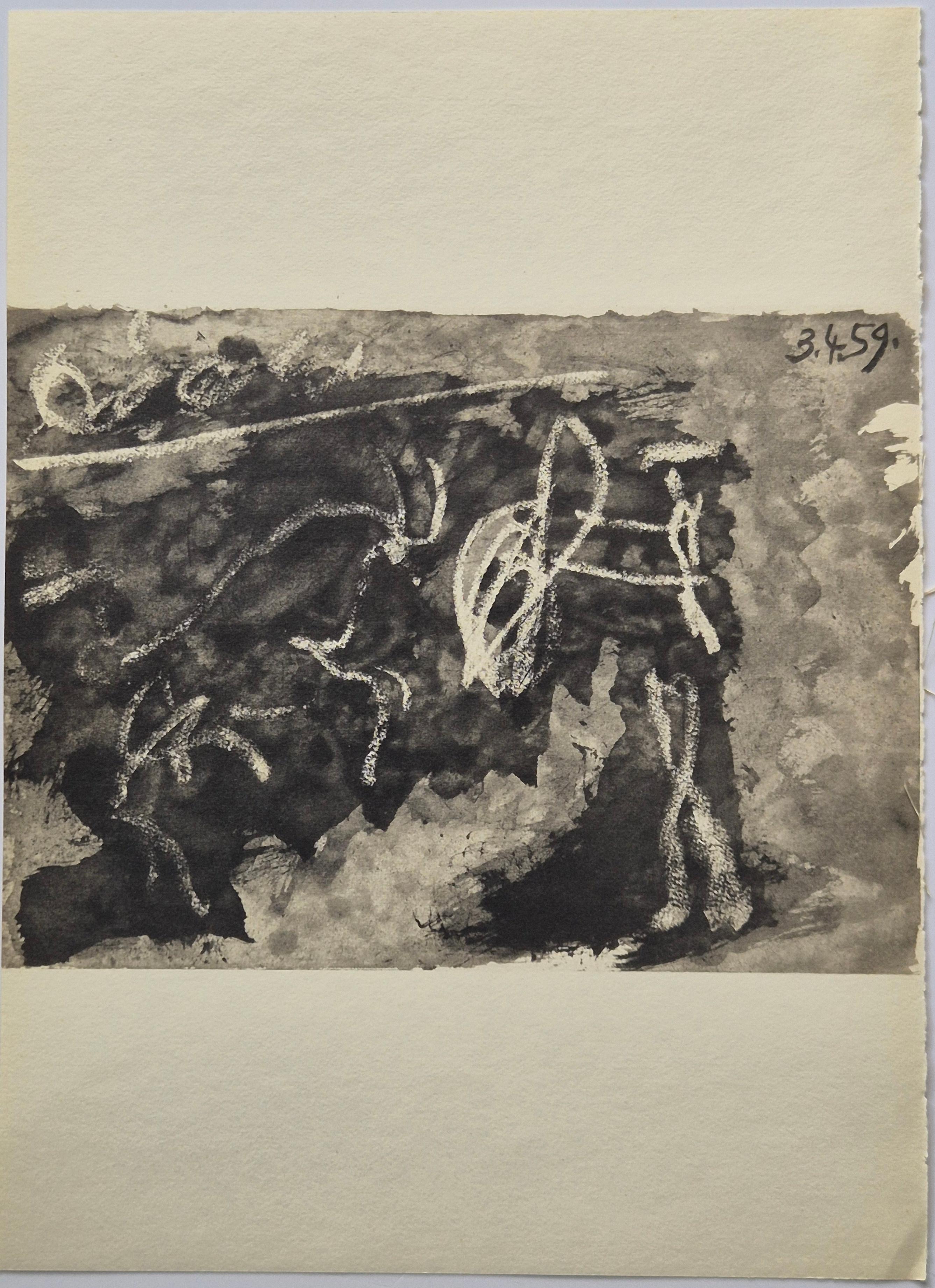 Pablo Picasso -- Torero and Bull from Toros y Toreros For Sale 1