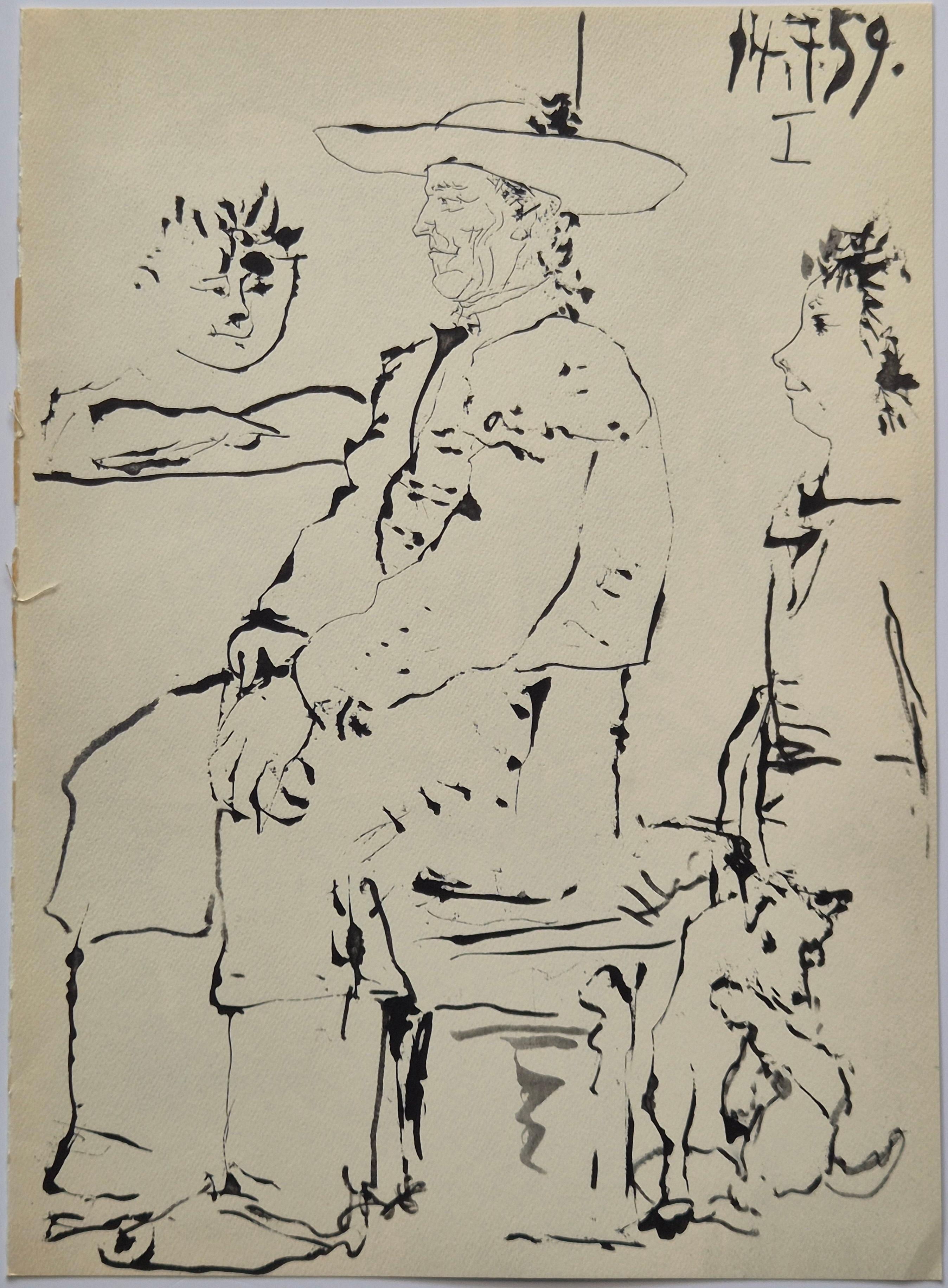 Pablo Picasso -- Torero a caballo de Toros y Toreros en venta 1